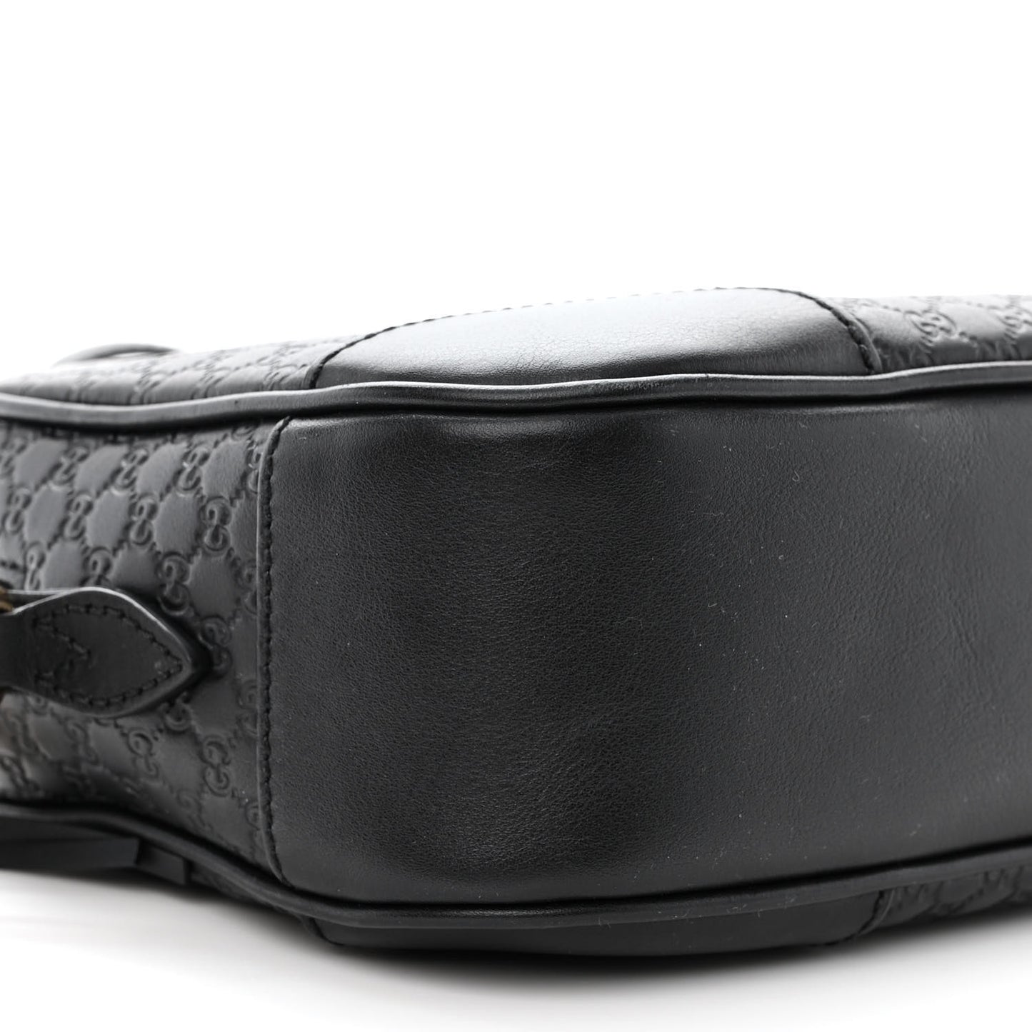 Microguccissima Mini Bree Messenger Bag Black
