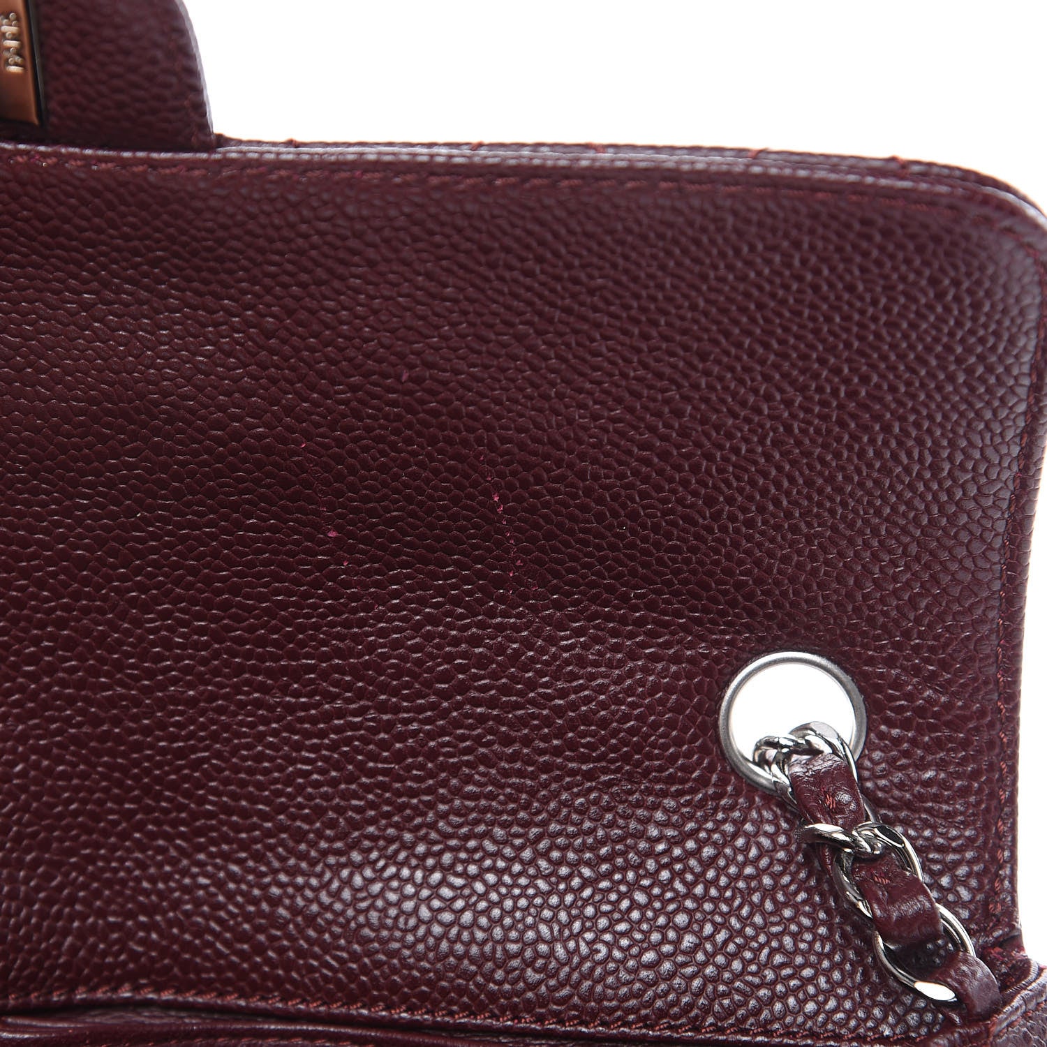 Chanel Caviar Quilted East West Flap Bordeaux 12 of 12