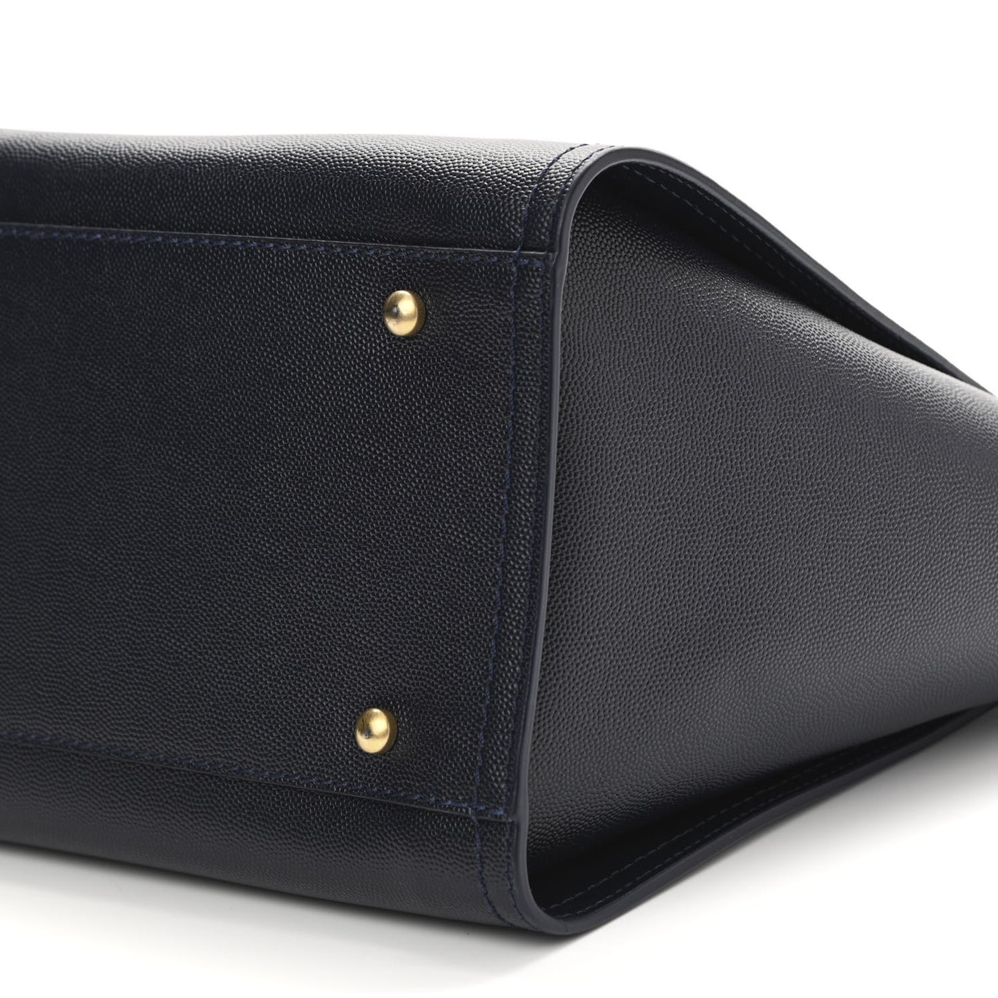 Caviar Small Studded Deauville Tote Navy