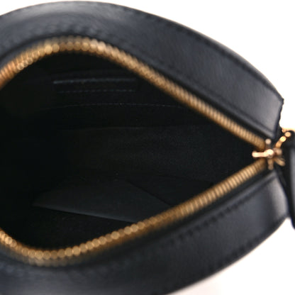 Versace Calfskin La Medusa Round Camera Bag Black 5 of 8