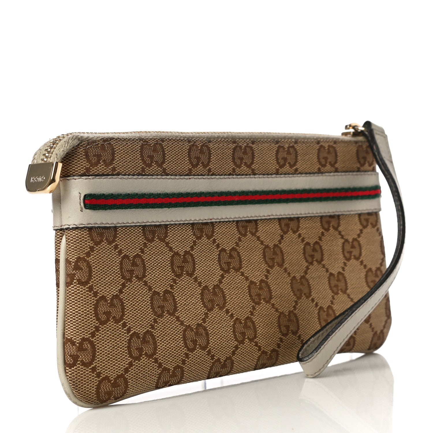 Gucci Monogram Mayfair Wristlet Off White 3 of 15