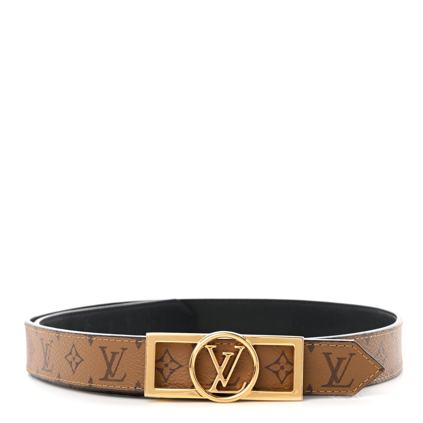 Monogram 25mm Dauphine Reversible Belt 80 32 Tan