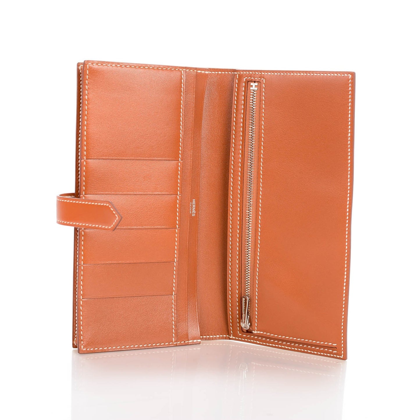 Tadelakt Bearn Gusset Wallet Fauve