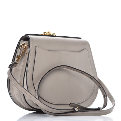 Chloe Calfskin Suede Medium Nile Bracelet Bag Motty Grey 3 of 8