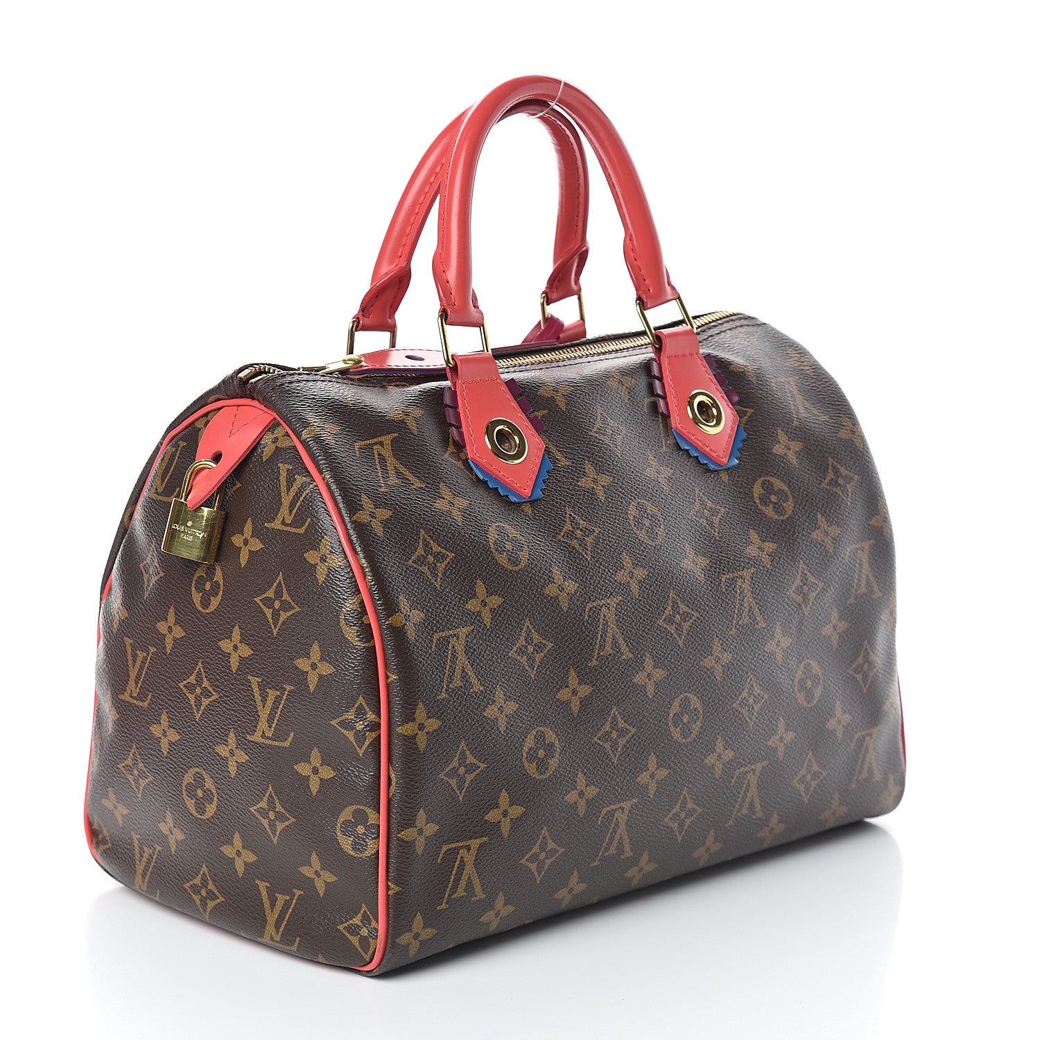 Louis Vuitton Monogram Totem Speedy 30 Flamingo 2 of 8