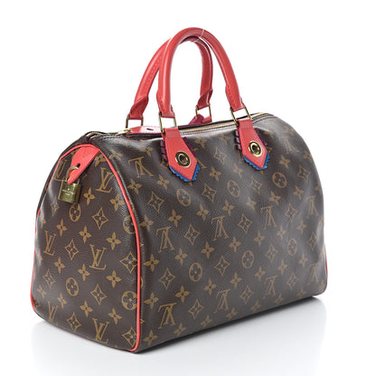 Louis Vuitton Monogram Totem Speedy 30 Flamingo 2 of 8