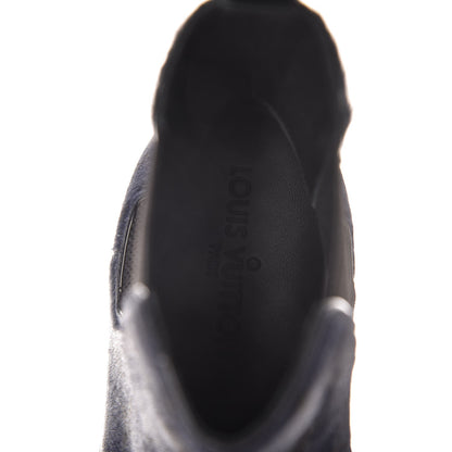 Louis Vuitton Pony Hair Moonwalk Sneaker Boot 39.5 Marine 7 of 8