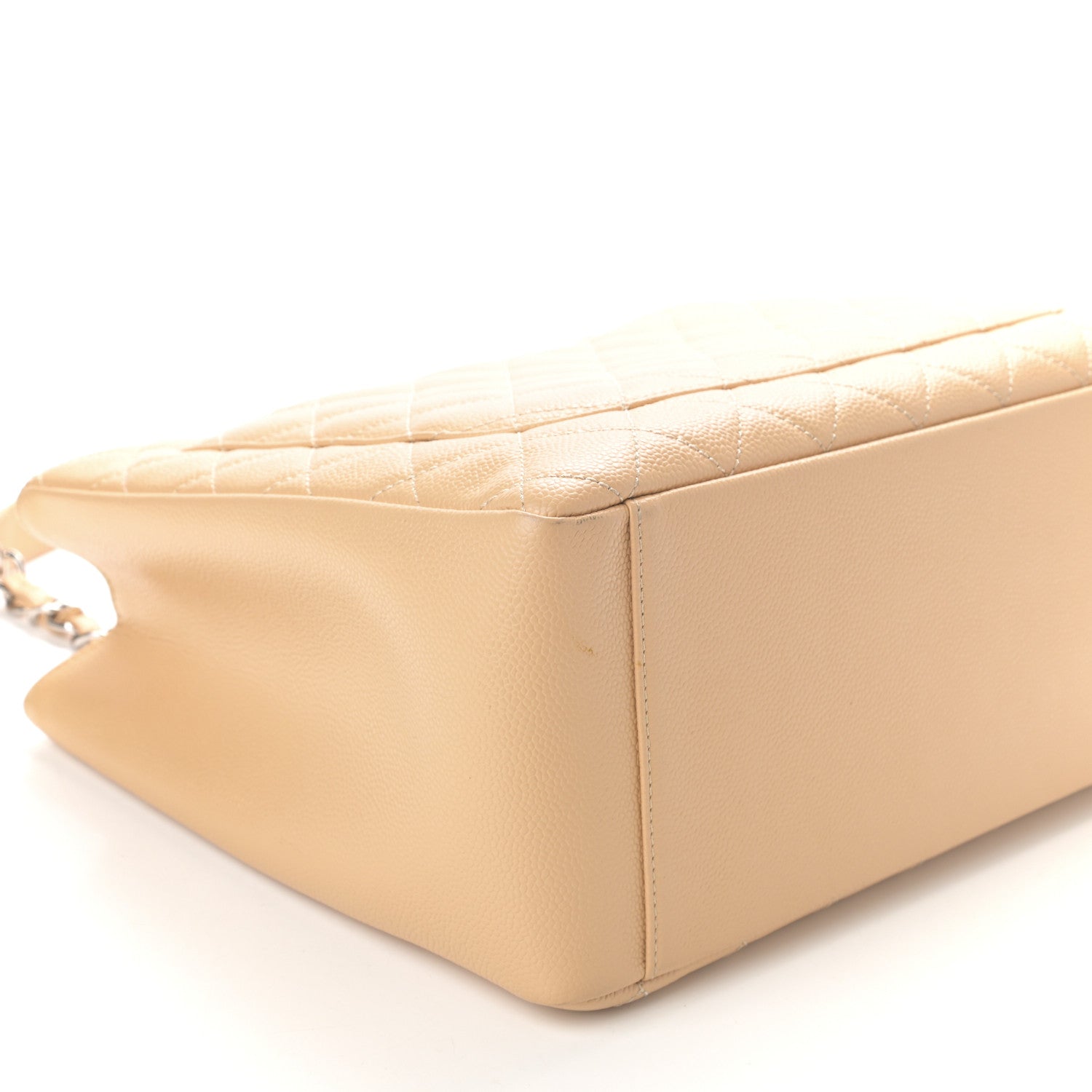 Chanel Caviar Quilted Grand Shopping Tote GST Beige 8 of 16