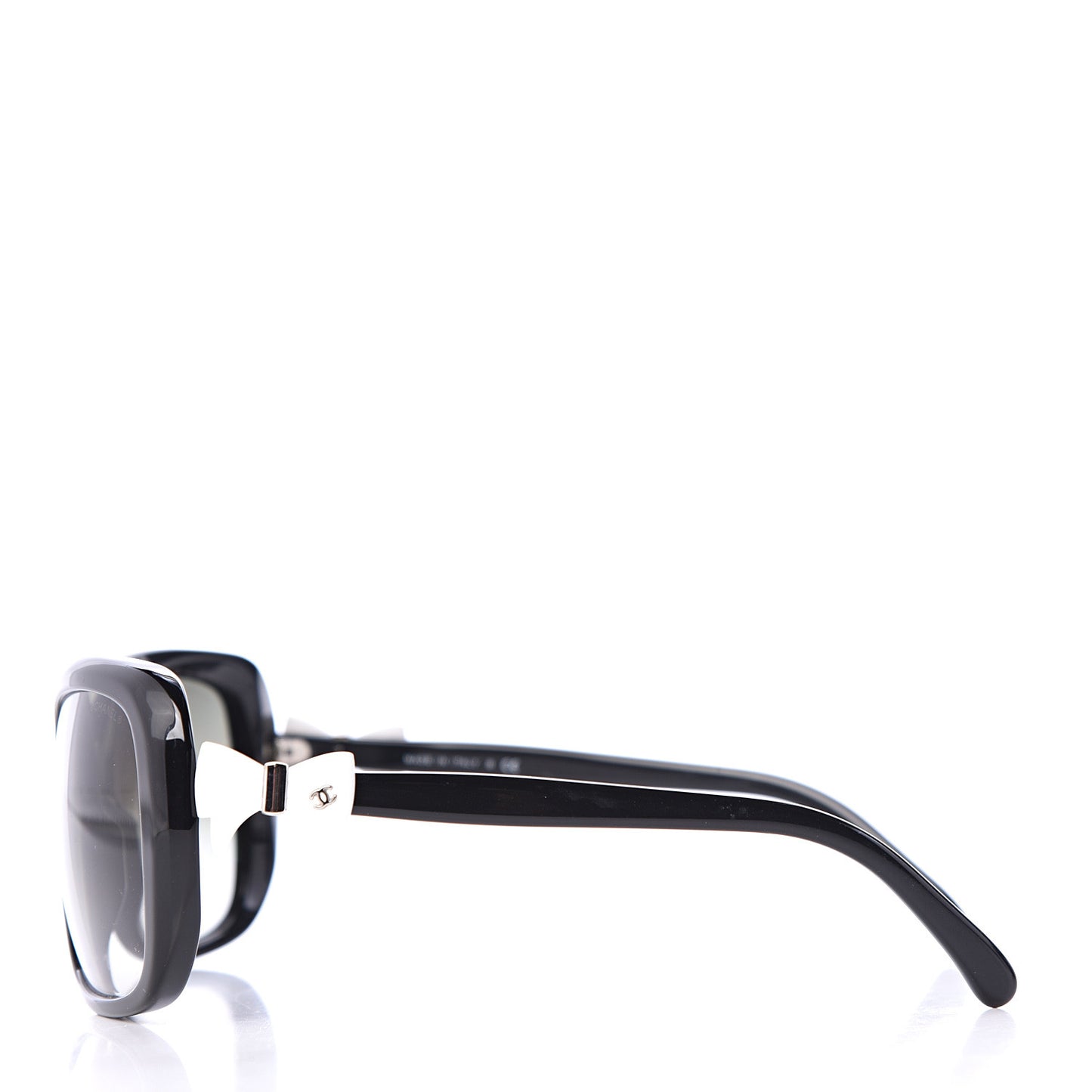 Acetate CC Bow Sunglasses 5171 Black White
