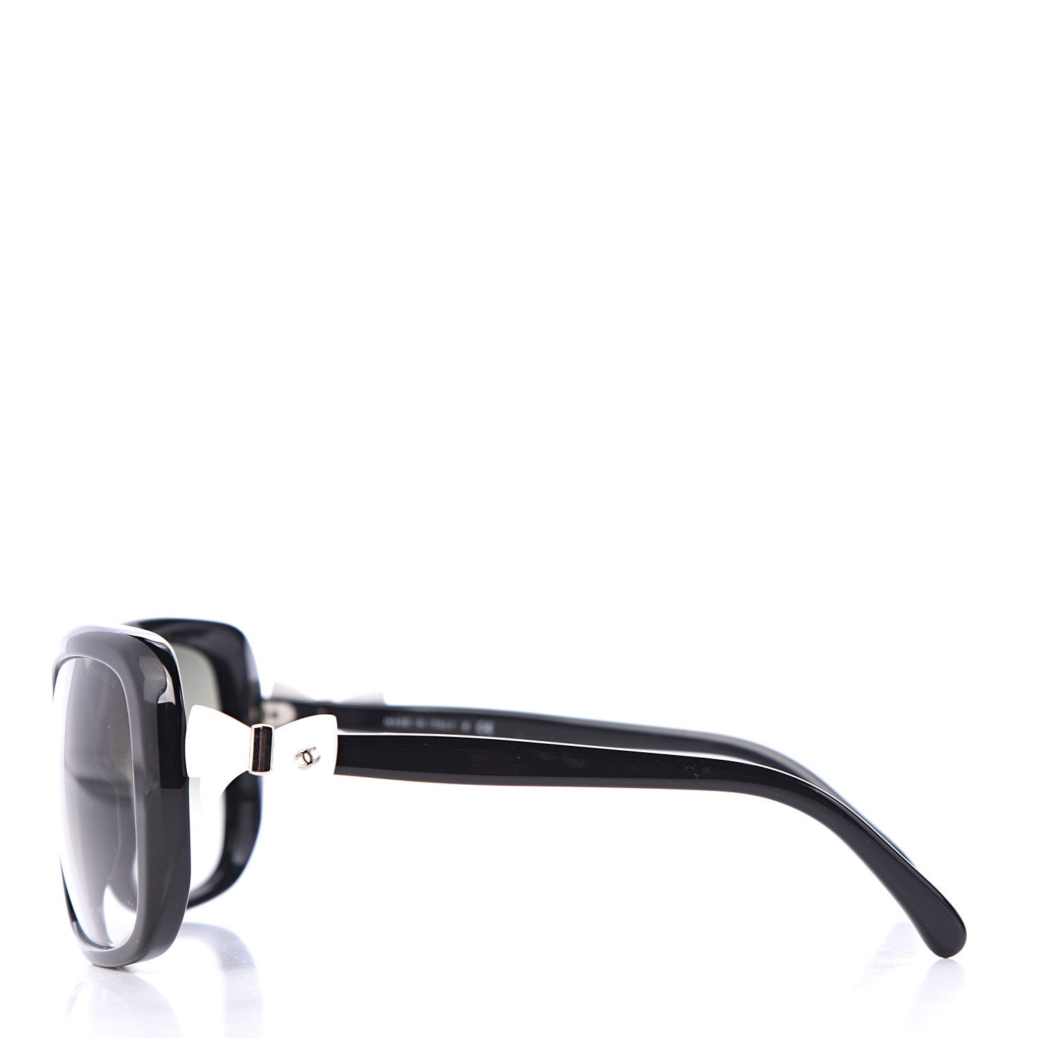 Chanel Acetate CC Bow Sunglasses 5171 Black White 3 of 8