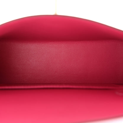 Hermes Epsom Horseshoe Mini Kelly Sellier 20 Mauve Sylvestre Rose Mexico 5 of 12