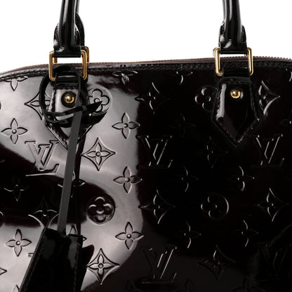 Louis Vuitton Vernis Alma GM Amarante 8 of 10