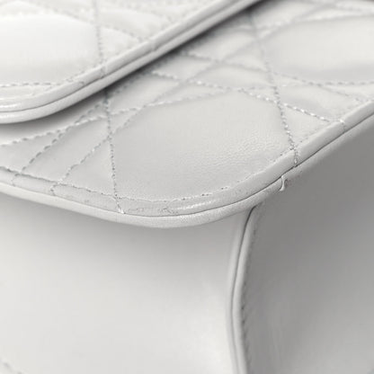 Christian Dior Lambskin Cannage Miss Dior Promenade Pouch White 9 of 14