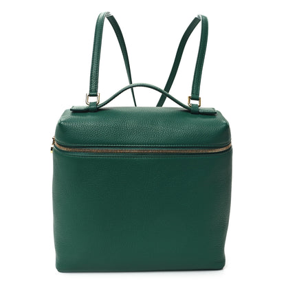 Loro Piana Grained Calfskin L23.5 Extra Pocket Backpack Forest Leaves 1 of 10