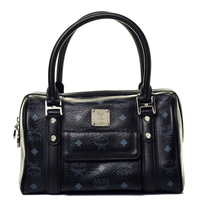 MCM Visetos Small Boston Bag Black 1 of 17