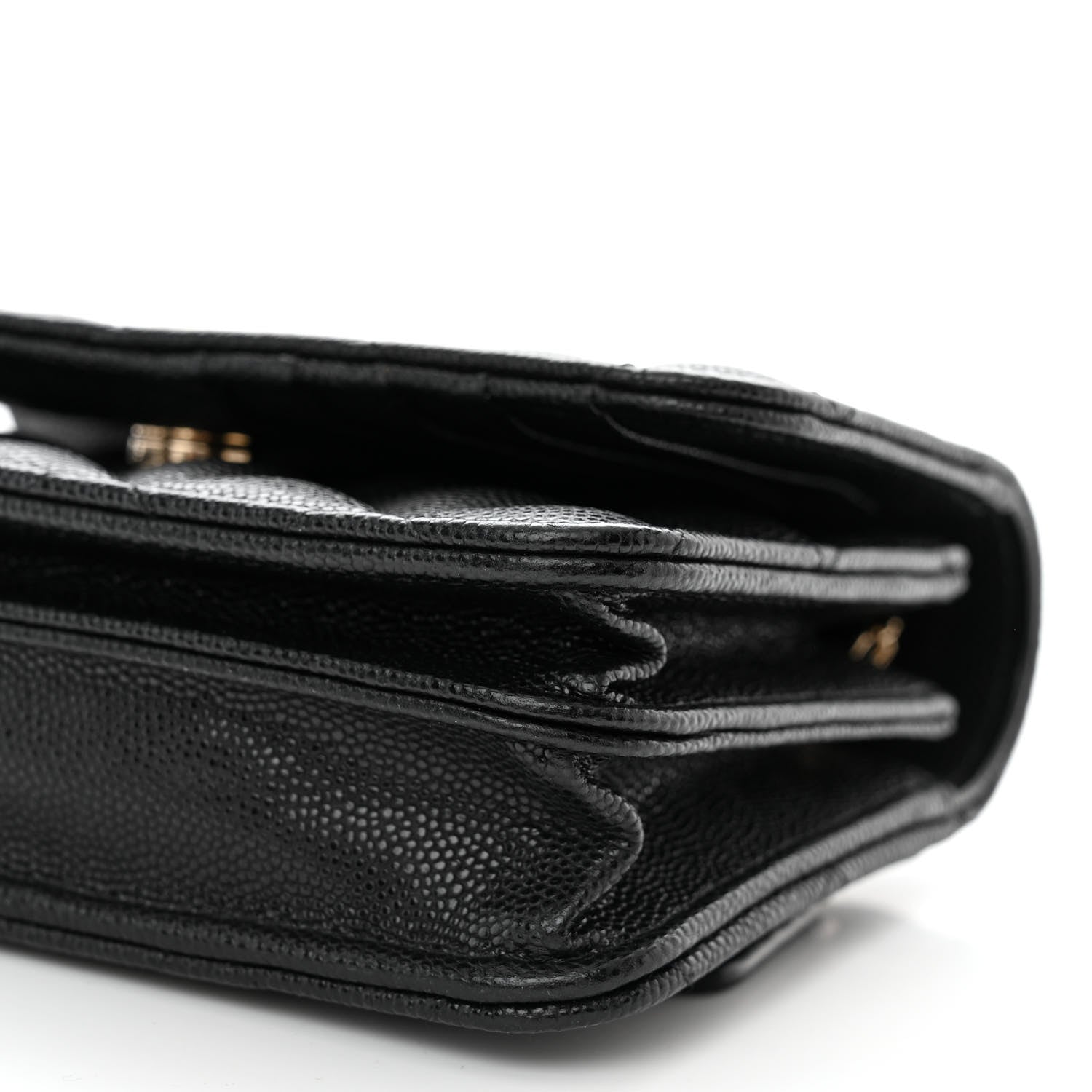 Chanel Caviar Quilted Mini Wallet On Chain WOC Black 10 of 10