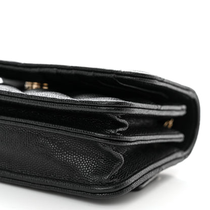 Chanel Caviar Quilted Mini Wallet On Chain WOC Black 10 of 10