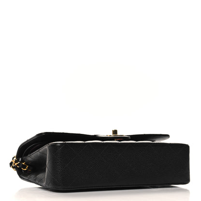Chanel Caviar Quilted Medium Double Flap Black 4 of 10