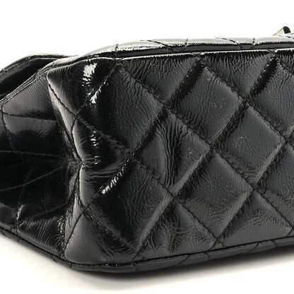 Chanel Distressed Patent Quilted 2.55 Reissue Flap 227 Black 8 of 9