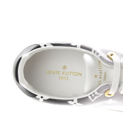 Louis Vuitton Calfskin Monogram Frontrow Sneakers 38 White Black 8 of 10