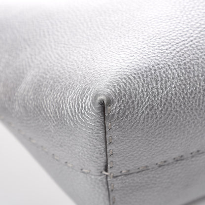Fendi Cuoio Romano Lux Selleria Carla Shopping Tote Argento 14 of 15