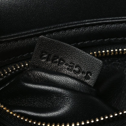 Celine Shiny Calfskin Teen Triomphe Black 7 of 10