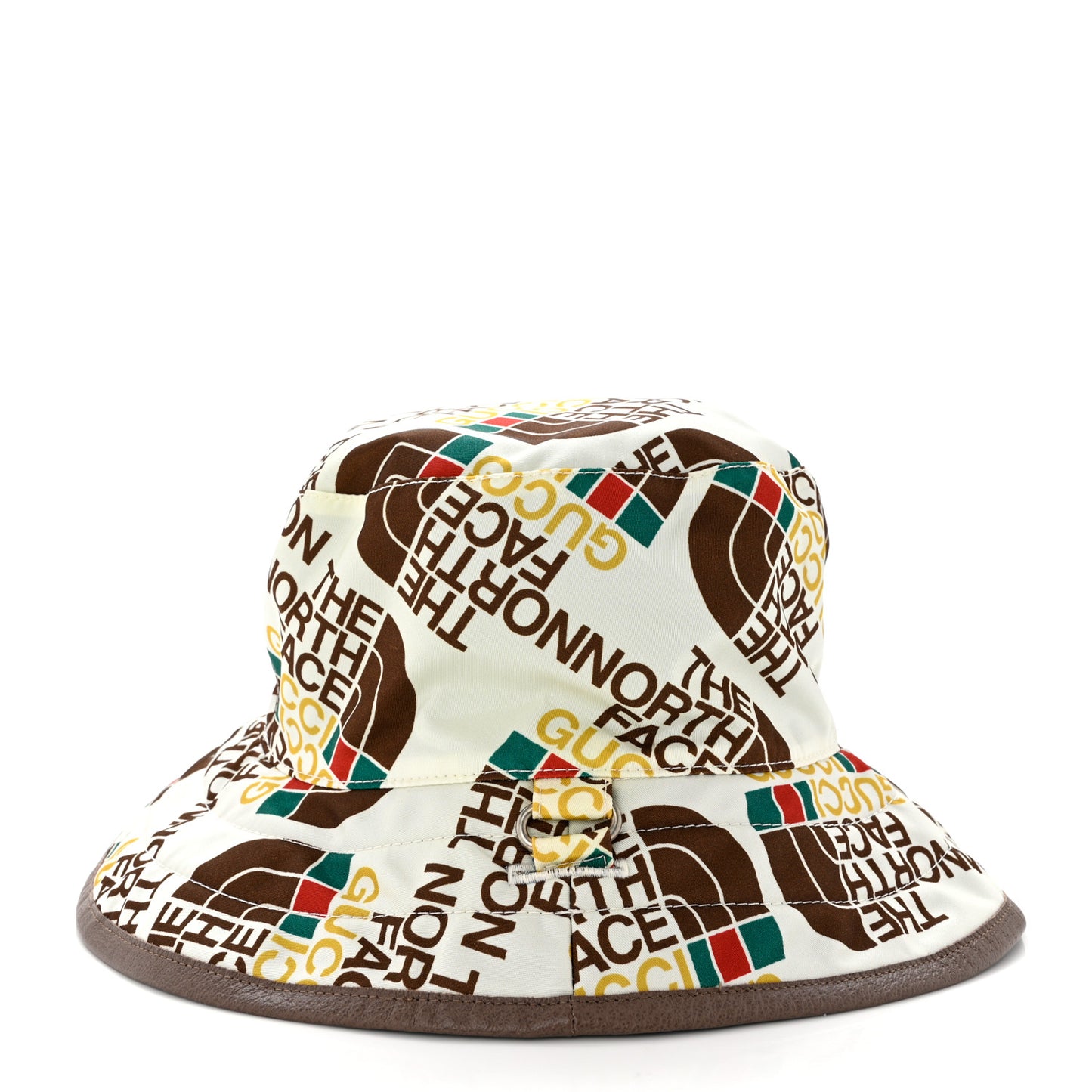 X THE NORTH FACE Nylon Reversible Self-Tie Bucket Hat S Beige Sky Blue