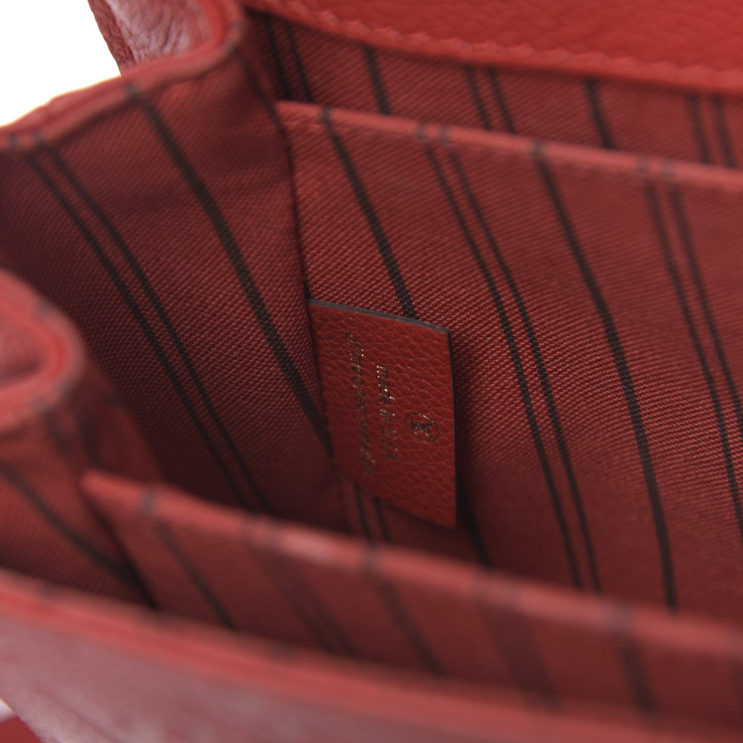 Louis Vuitton Empreinte Pochette Metis Cherry 7 of 10