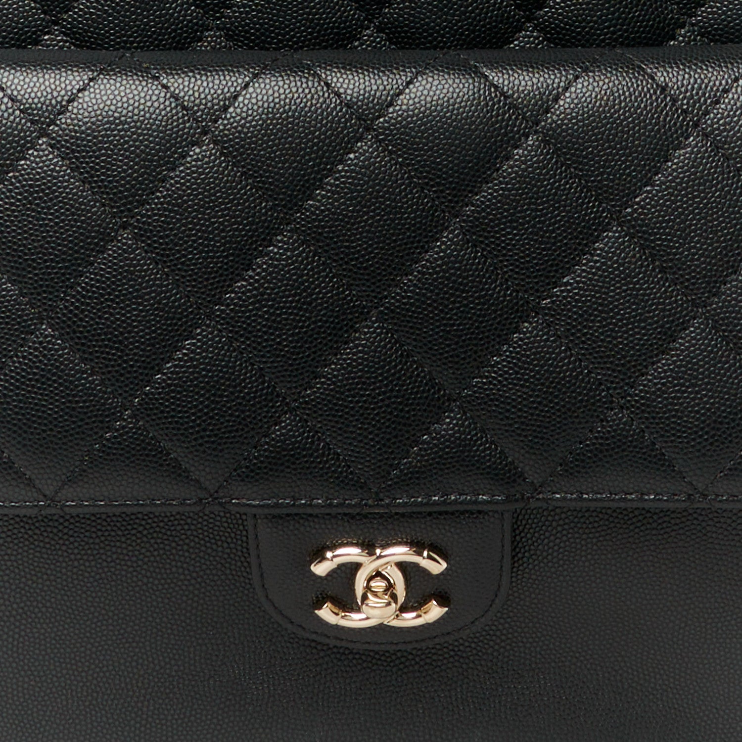 Chanel Caviar Quilted Pocket Large Tote Black 8 of 11