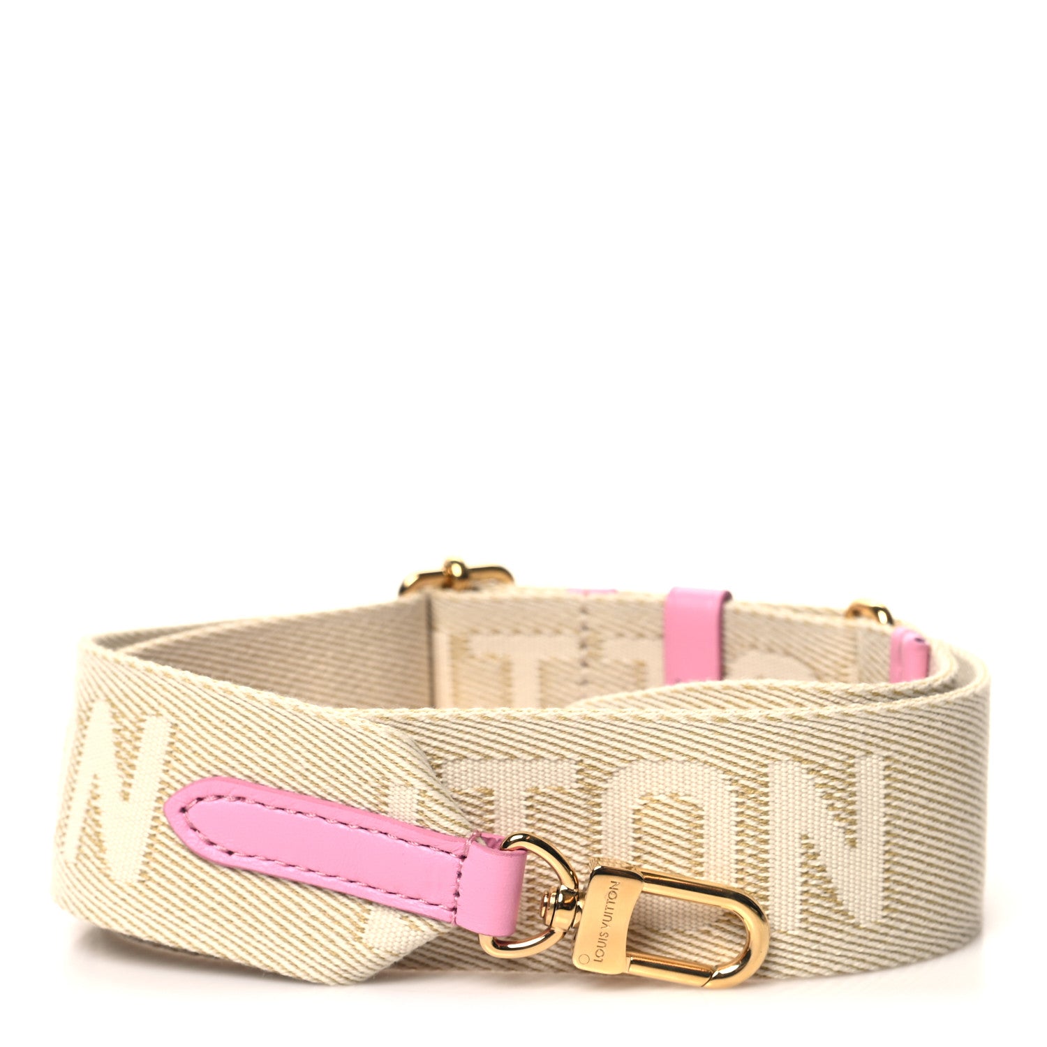 Louis Vuitton Monogram Utility Crossbody Bandouliere Shoulder Strap Beige Pink 1 of 3