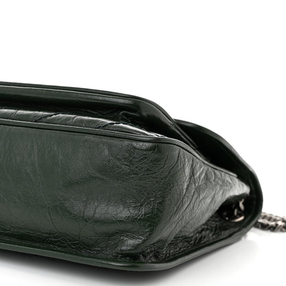 Saint Laurent Crinkled Calfskin Matelasse Monogram Medium Niki Chain Satchel Military Olive 10 of 10