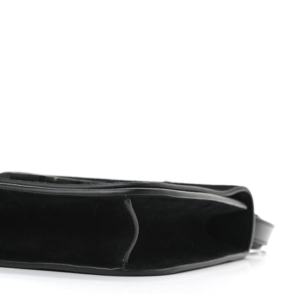 Saint Laurent Suede Small Spontini Saddle Bag Black 9 of 10