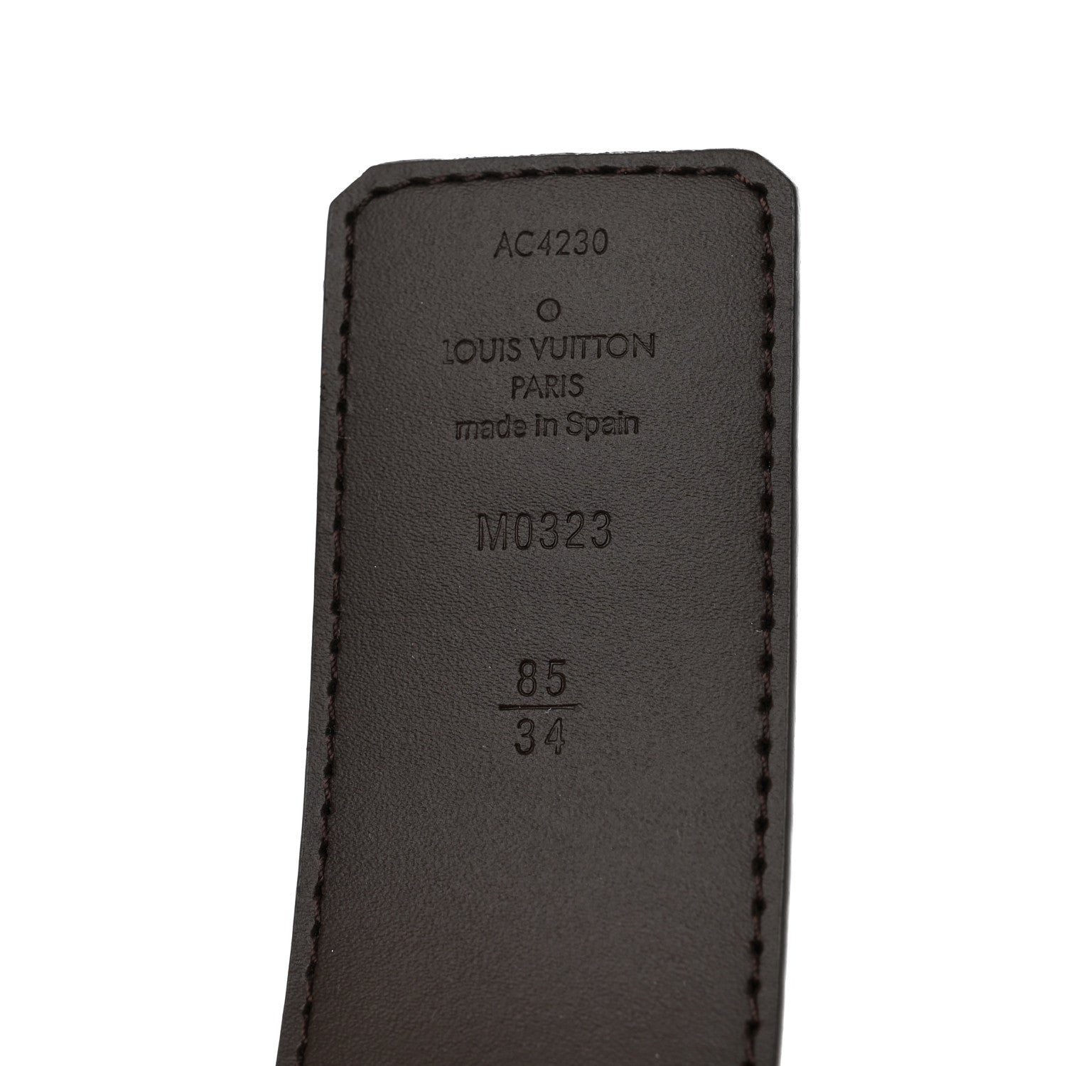Louis Vuitton Monogram 40mm LV Initiales Belt 85 34 4 of 4