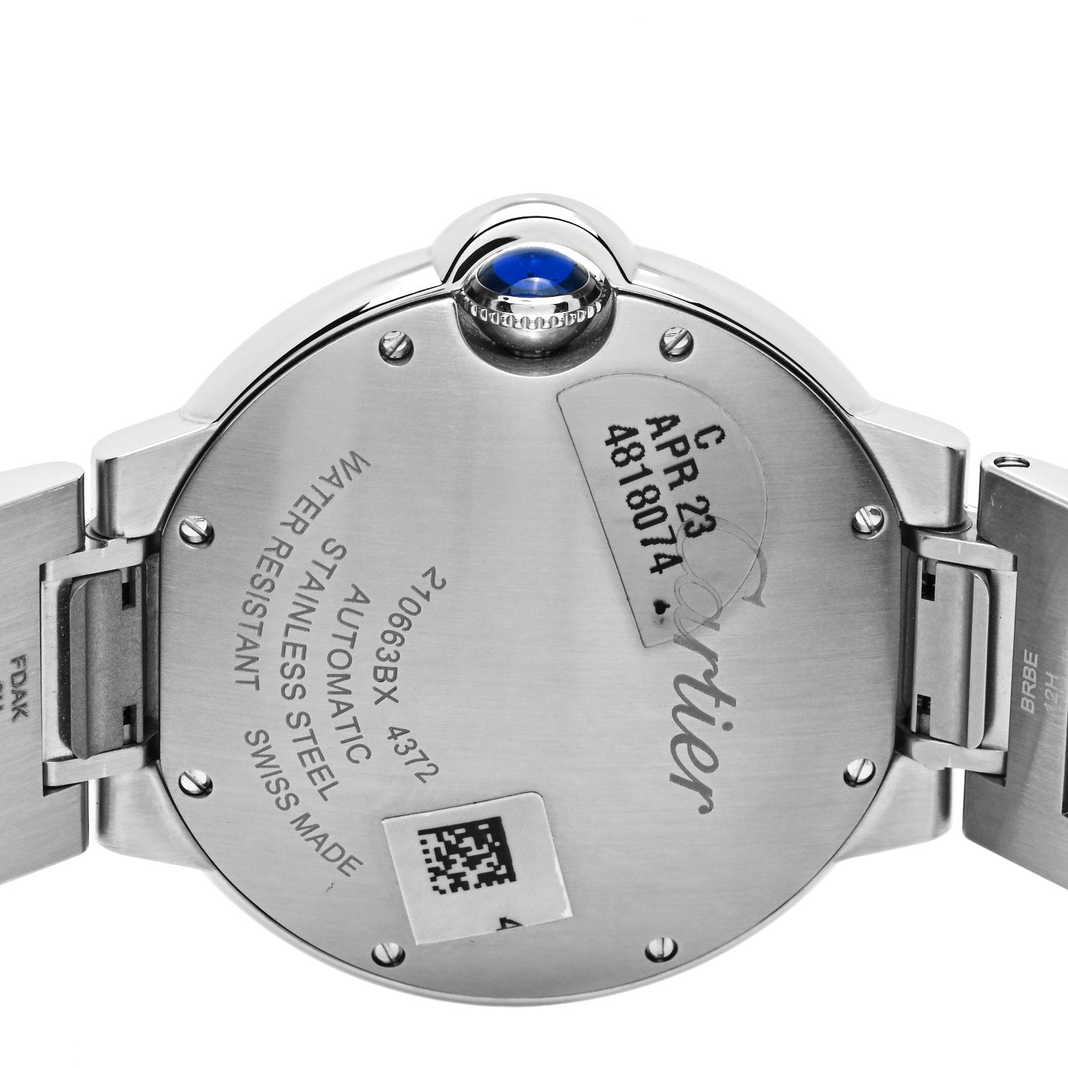 Cartier Stainless Steel 36mm Ballon Bleu De Cartier Automatic Watch 4 of 5