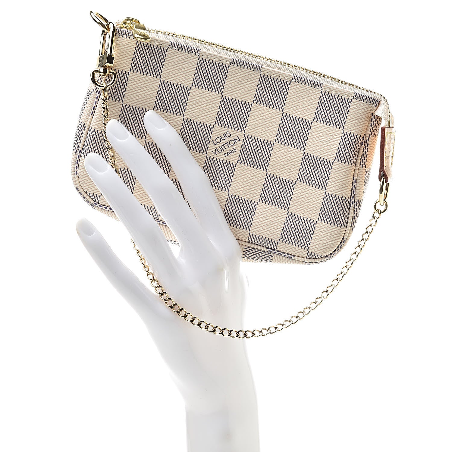 Louis Vuitton Damier Azur Mini Pochette Accessories 2 of 8