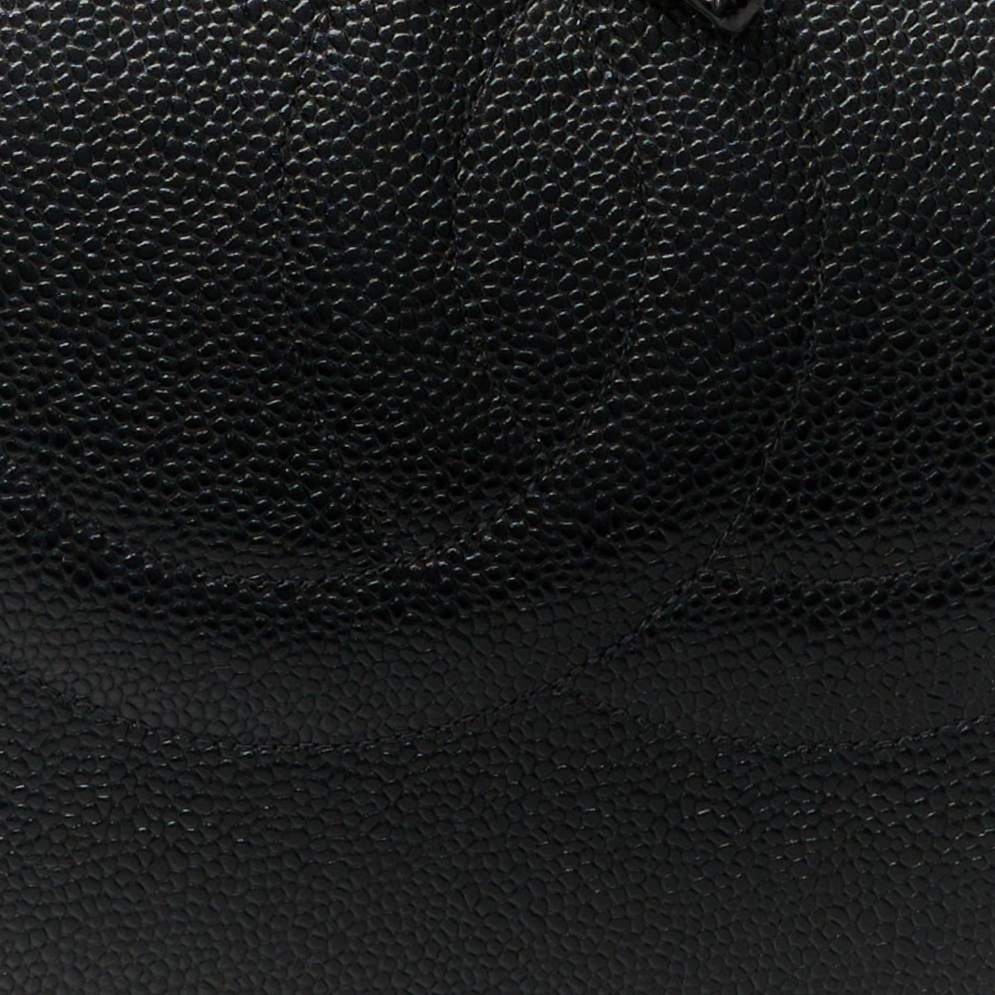 Caviar Large CC Shoulder Bag Black