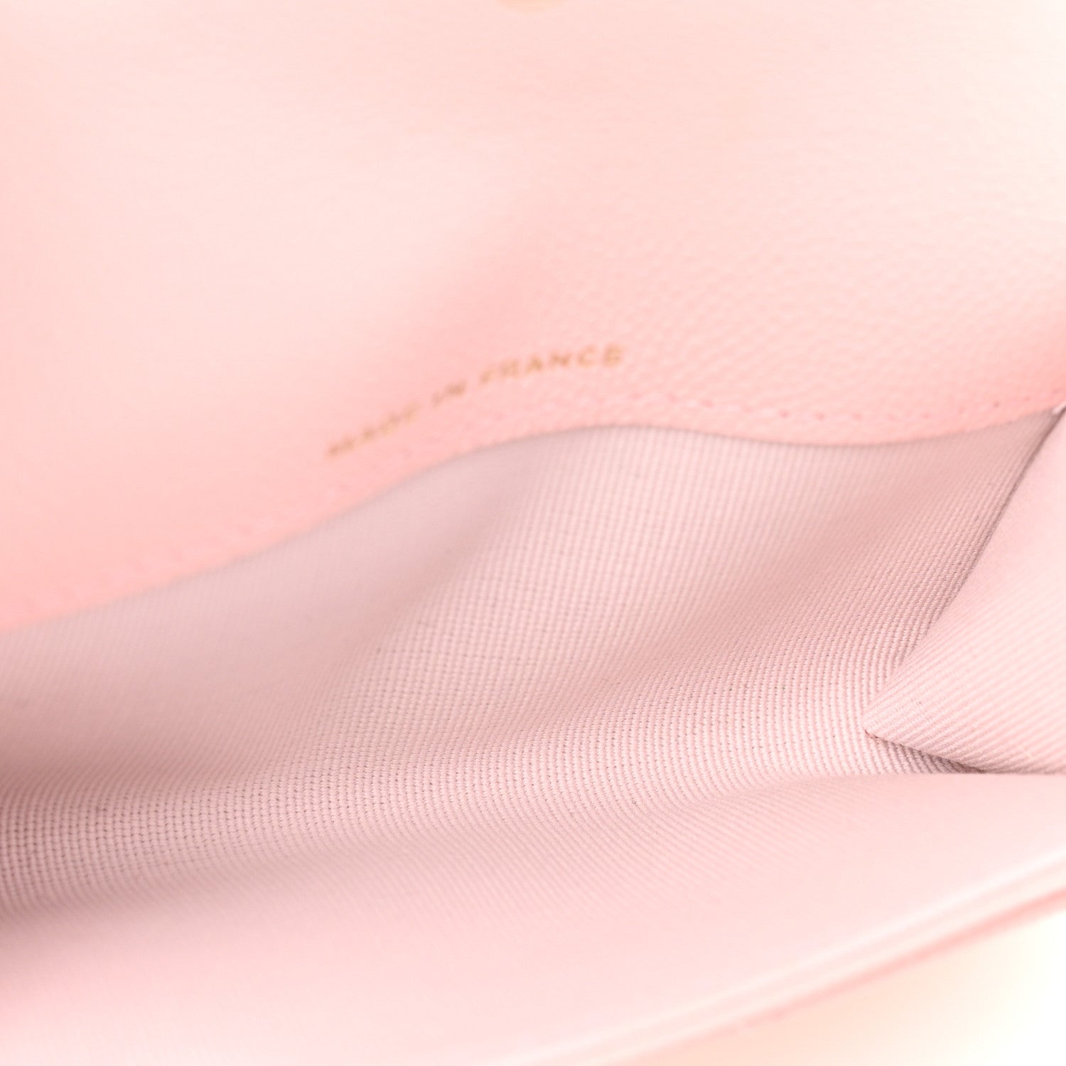 Chanel Caviar Quilted Flap Card Holder Wallet Light Pink 5 of 9