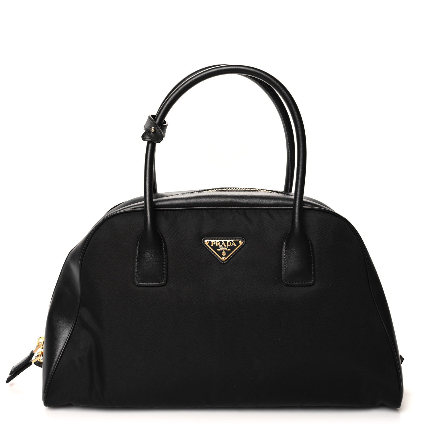 Prada Re-Nylon Tesutto Nappa Medium Re-Edition 1978 Bowler Bag Black 1 of 9