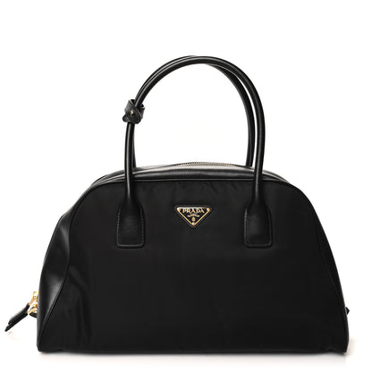 Prada Re-Nylon Tesutto Nappa Medium Re-Edition 1978 Bowler Bag Black 1 of 9