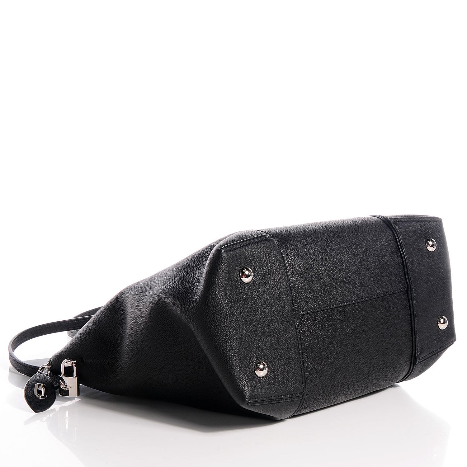Louis Vuitton Veau Cachemire Soft Lockit MM Black 4 of 10