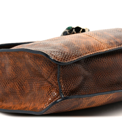 Bulgari Karung Serpenti Forever Medium Shoulder Bag Brown 10 of 11