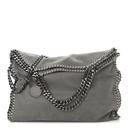 Stella McCartney Shaggy Deer Falabella Fold Over Tote Grey 1 of 8