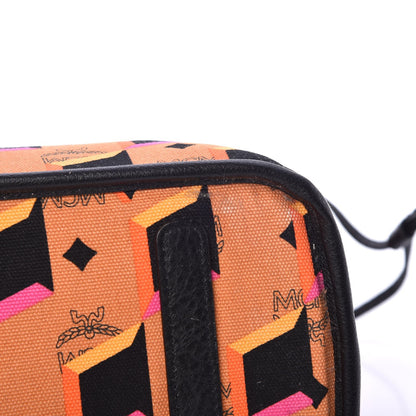 MCM Visetos Medium Reversible Shopping Tote Black 15 of 17