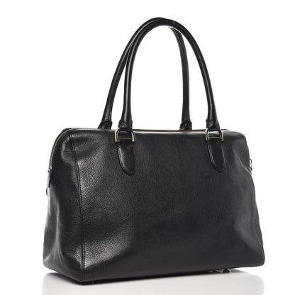 Mulberry Glossy Goatskin Medium Del Rey Satchel Black 3 of 12