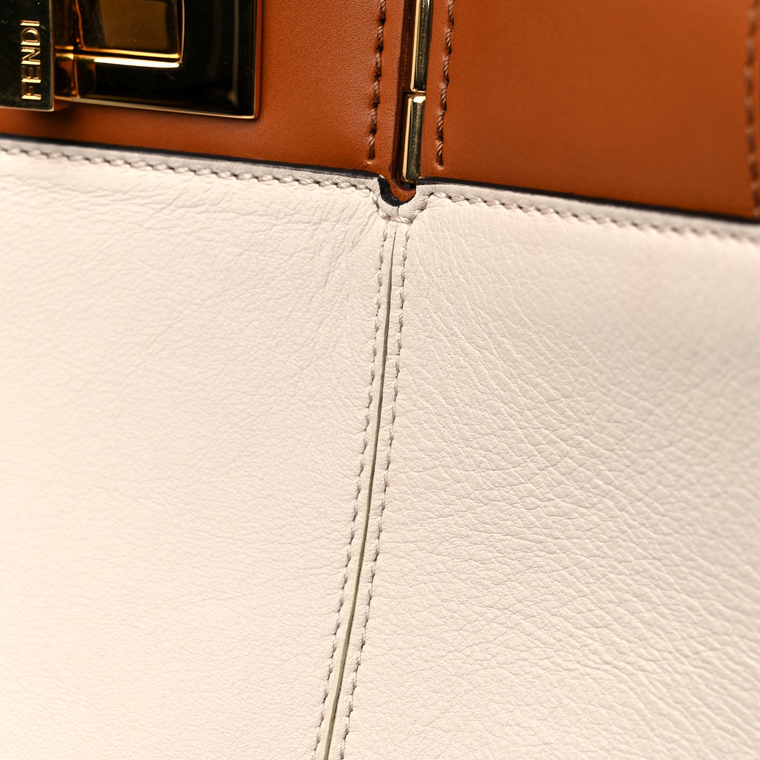 Fendi Lambskin Medium Peekaboo Iconic Satchel 11 of 11