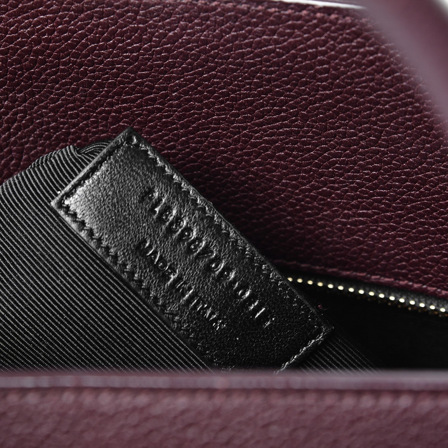 Saint Laurent Grained Calfskin Small Sac De Jour Bordeaux 7 of 7