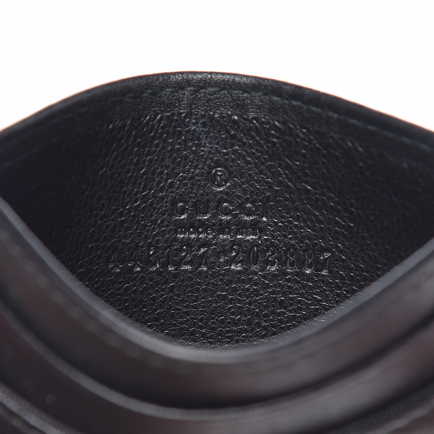 Gucci Calfskin Matelasse GG Marmont Card Holder Black 6 of 9