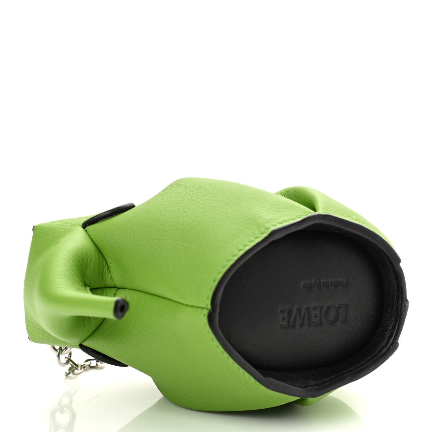 Calfskin Elephant Pouch Apple Green