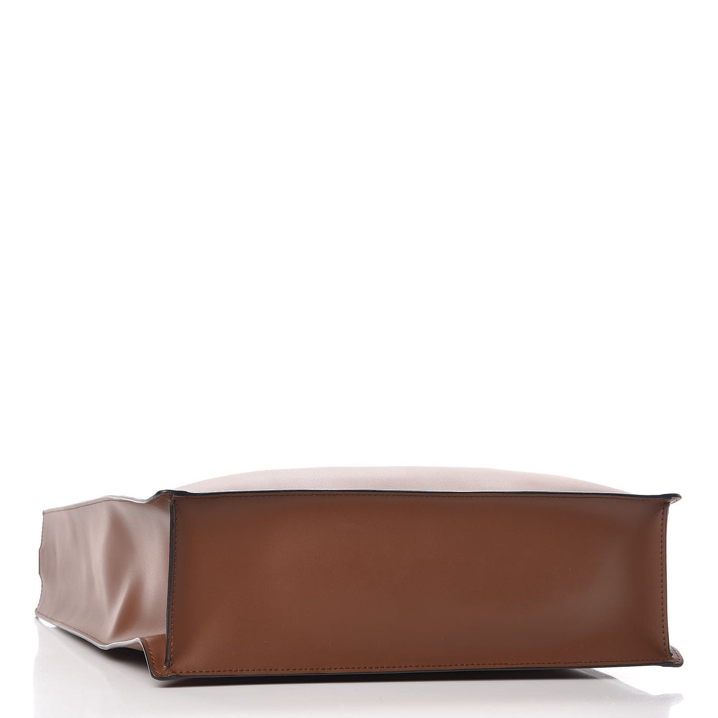Printed Calfskin VLTN Tote Bag Brown