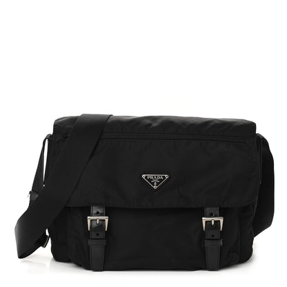 Prada Tessuto Nylon Vela Messenger Bag Black 1 of 14